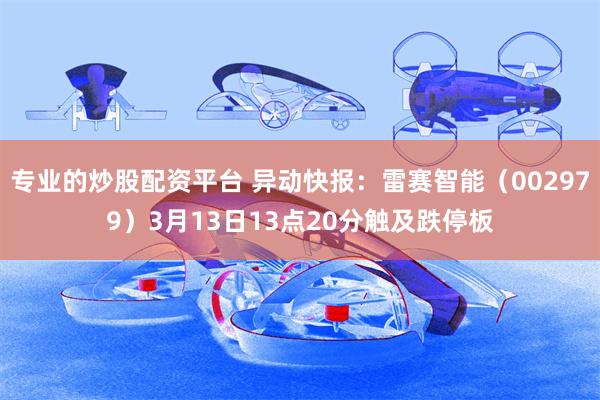 专业的炒股配资平台 异动快报：雷赛智能（002979）3月13日13点20分触及跌停板