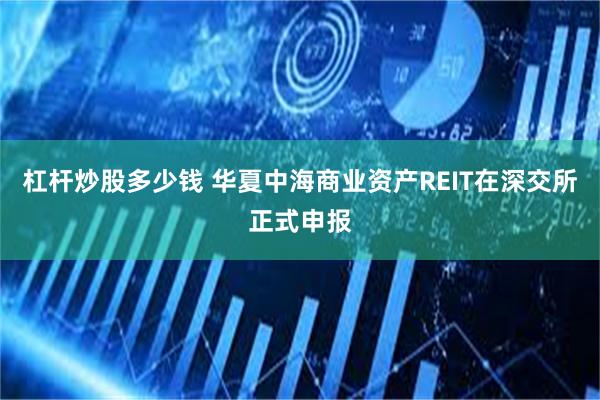 杠杆炒股多少钱 华夏中海商业资产REIT在深交所正式申报